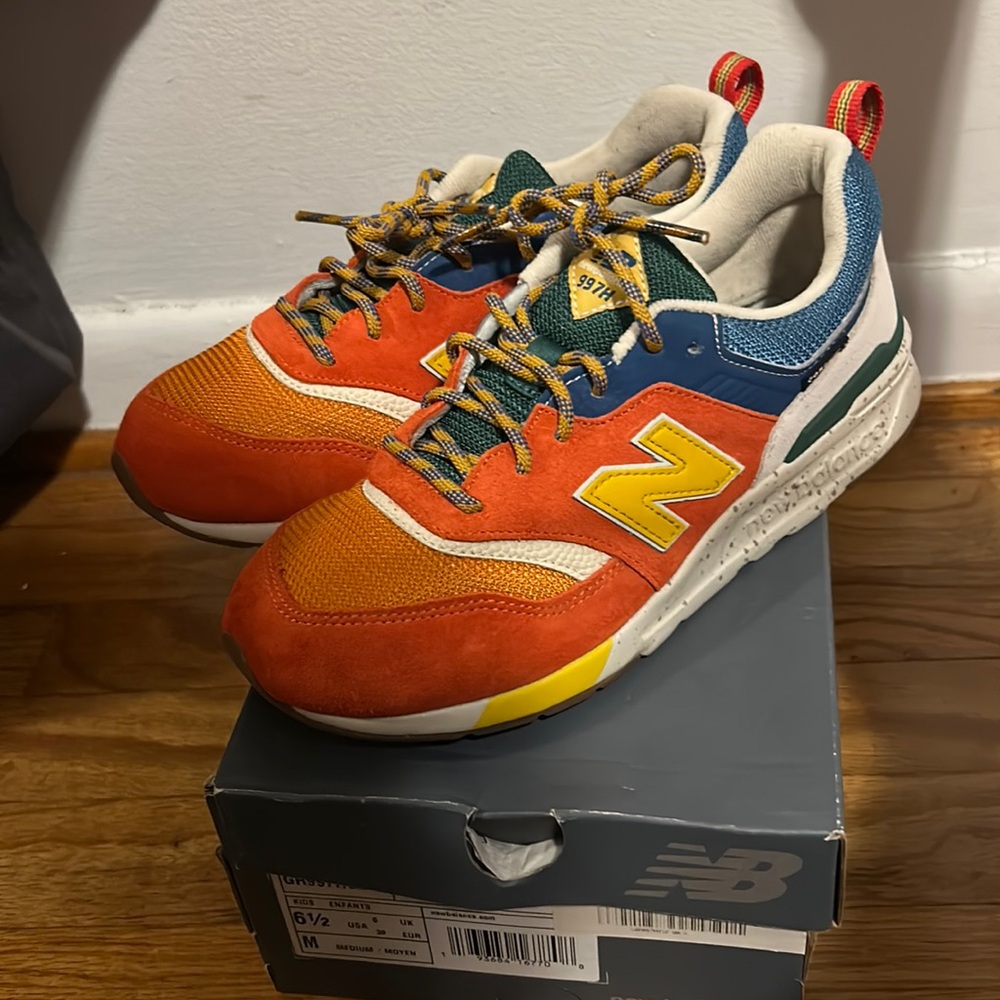 New balance GR997HCZ kids 6.5 -vintage orange - Picture 1 of 4